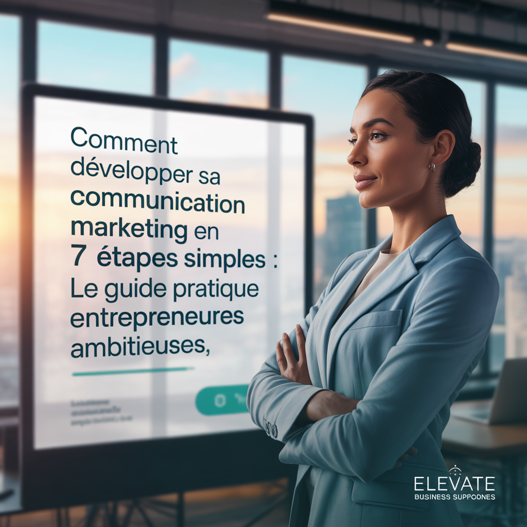 Comment Développer Sa Communication Marketing En 7 étapes Simples?